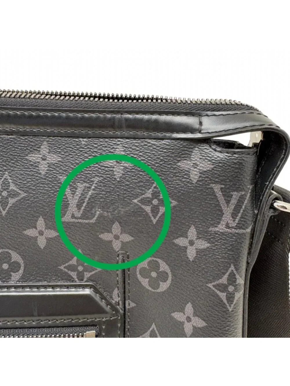Louis Vuitton Odysse Messenger MM Monogram Eclipse Shoulder Bag